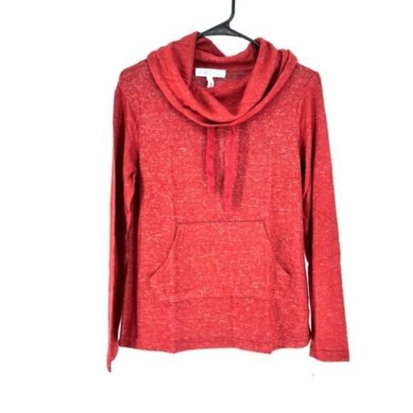 Planet Gold Women's Long Sleeve Hacci Cowl Neck Pullover - XS - Picture 1 of 5